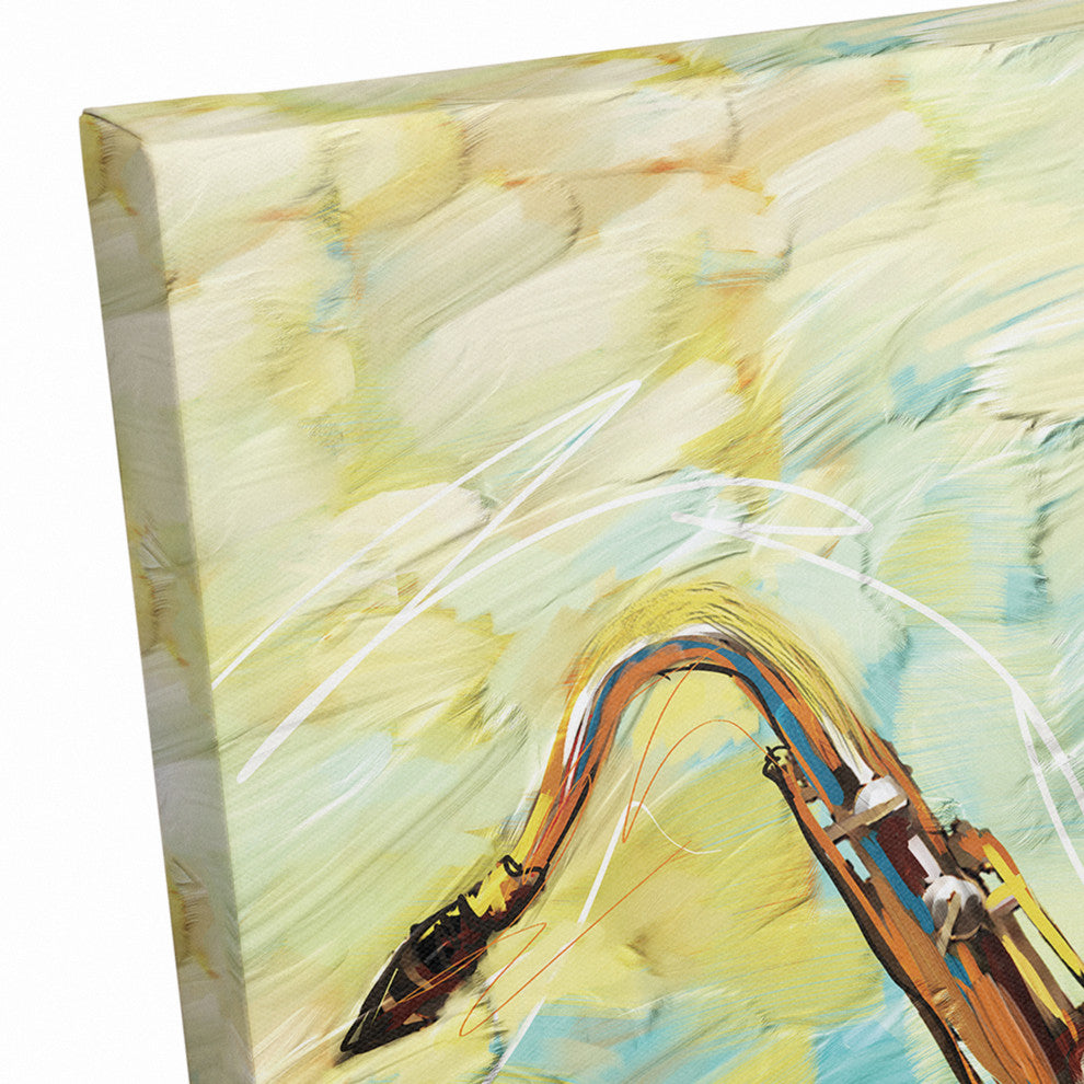 Painted Jazz Band 20"x20" Print on Canvas