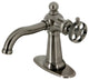 KSD354RKXVN Single-Handle Bathroom Faucet With Push Pop-Up, Black Stainless