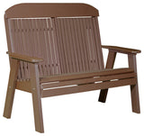 Poly Classic Bench, Chestnut Brown, 4 Foot