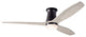 Arbor Flush Fan Dark Bronze, 54" Whitewash Blade With LED, Wall/Remote Control