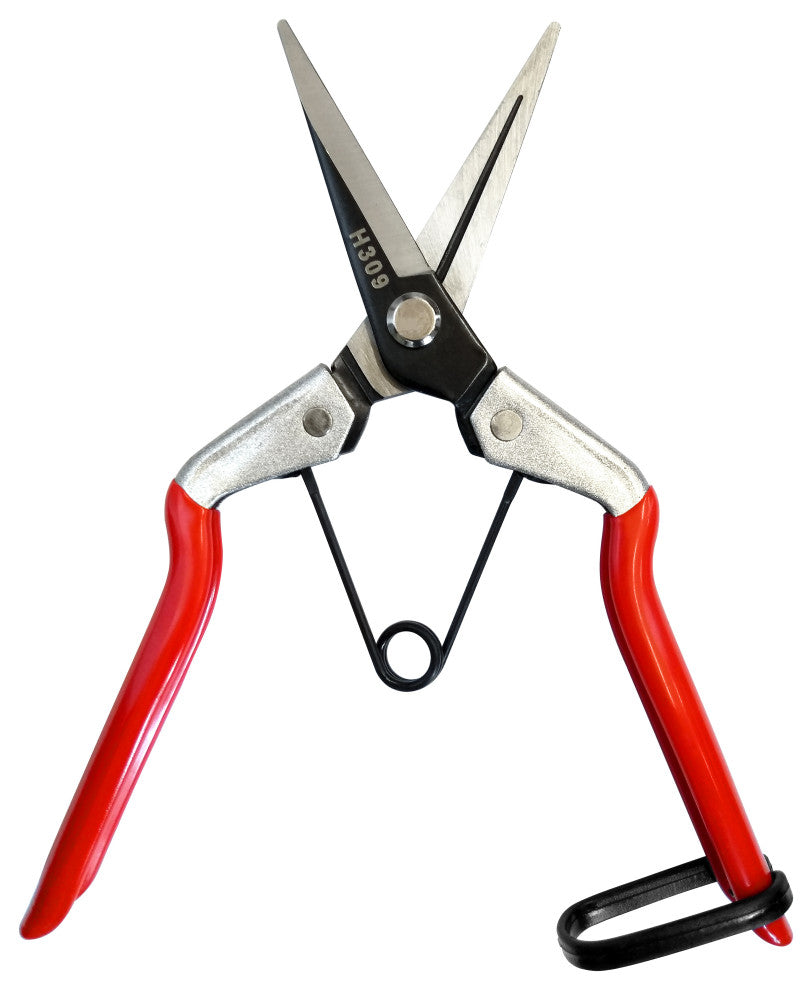 180Mm, 7" Overall Length, Pointed Blade Shear With Wishbone Spring