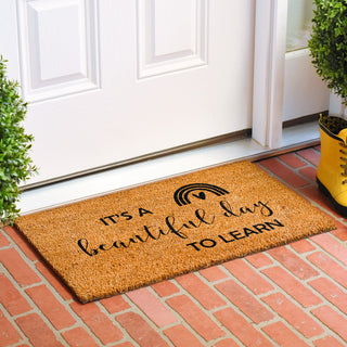 Calloway Mills It's a Beautiful day to Learn Doormat, 24"x36"