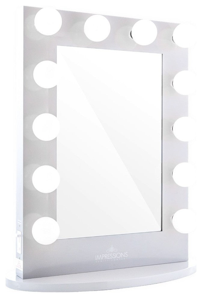 Hollywood Iconic XL Vanity Mirror: White (Clear LED)