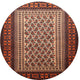 Ahgly Company Indoor Round Traditional Area Rugs, 4' Round