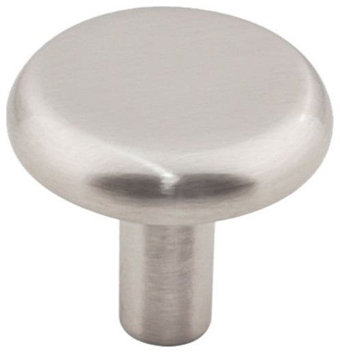 Jeffrey Alexander 511 Seaver 1-1/4" Round Smooth Flat Mushroom - Satin Nickel