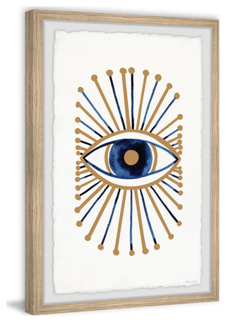"Your Eyes Speak" Framed Painting Print, 24x36