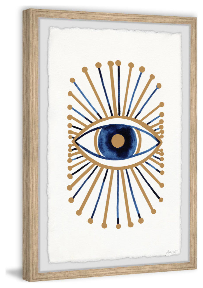 "Your Eyes Speak" Framed Painting Print, 24x36