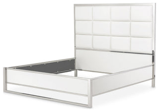 State St. Cal. King Short Panel Bed - Off White