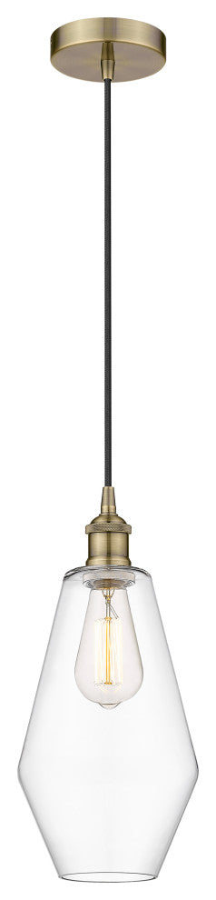Innovations 616-1P-AB-G652-7 1-Light Mini Pendant, Antique Brass