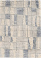 KAS Merino 6702 Ivory/Blue Cityscape Area Rug, 8'10"x13"