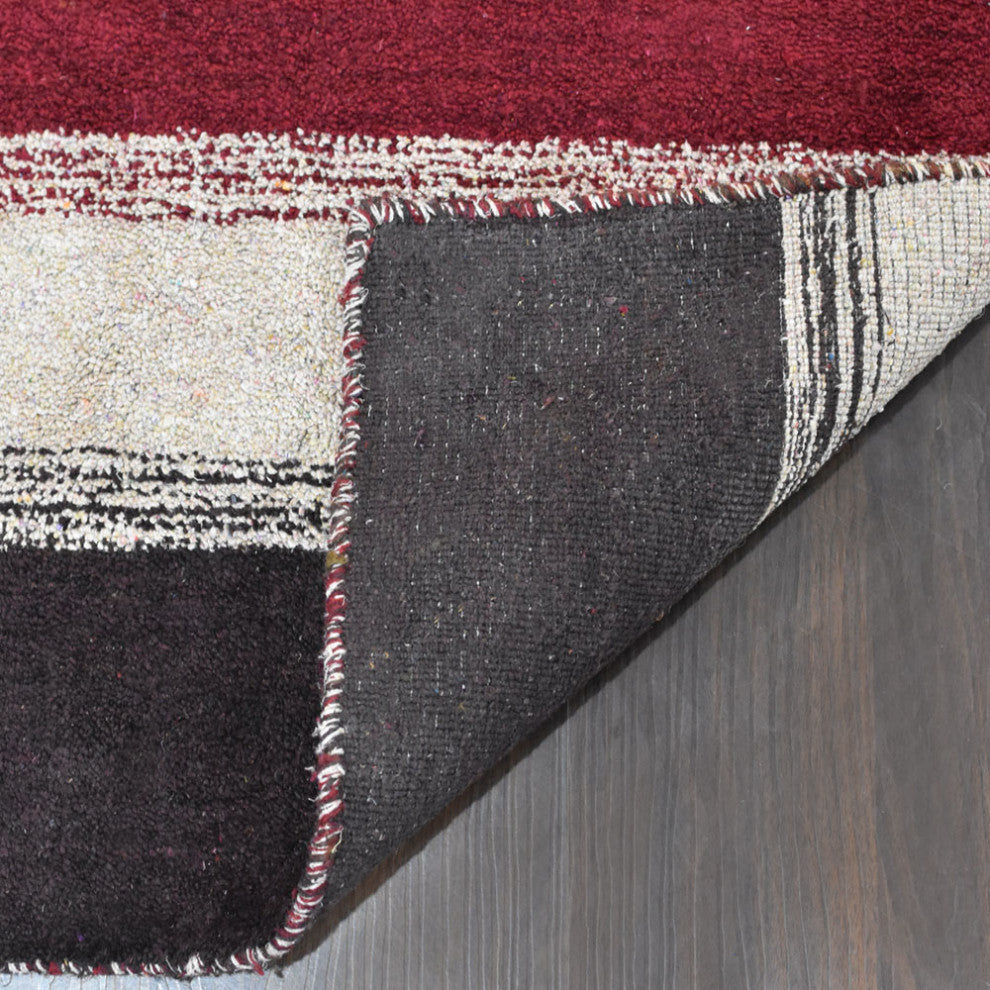 HAND KNOTTED LOOM SILK ECO-FRIENDLY RUG-10'x13',Rectangle,Brown Beige,Contempora