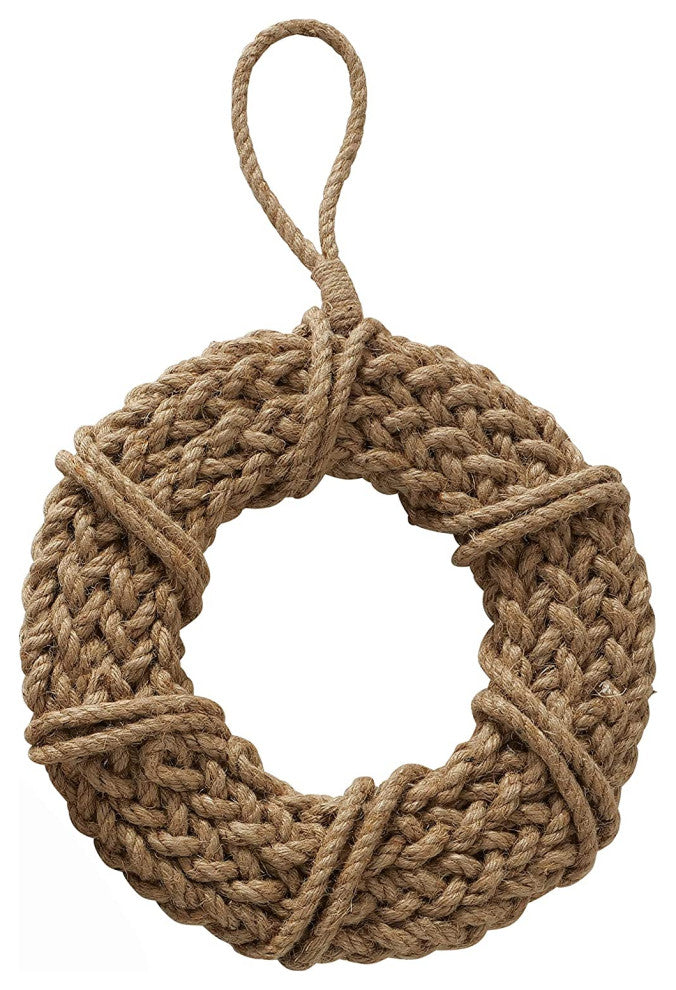 Jute Braided Rope Wreath