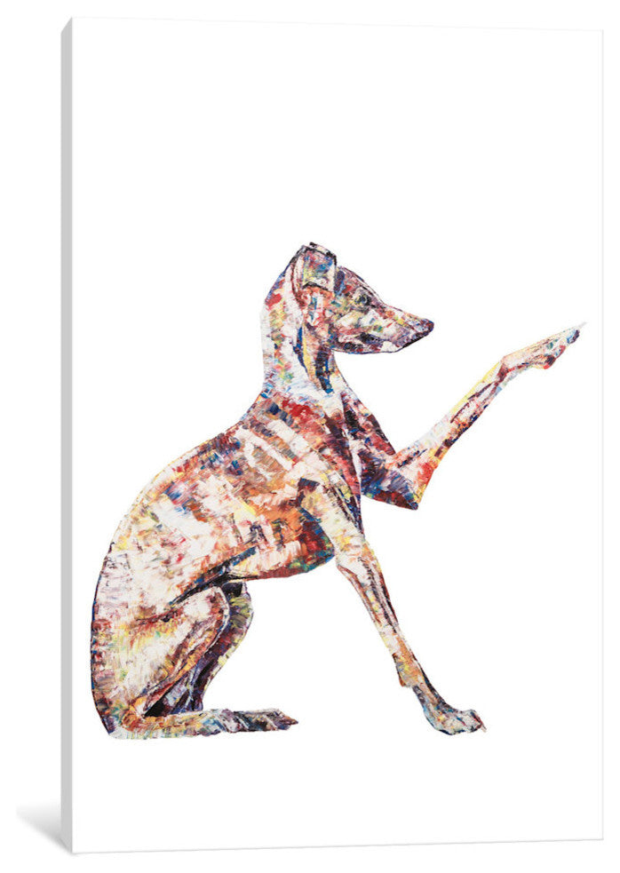 "Italian Greyhound" by Becksy, 26x18x1.5"