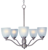 Maxim 10065 Stefan 25"W 5 Light Chandelier - Satin Nickel