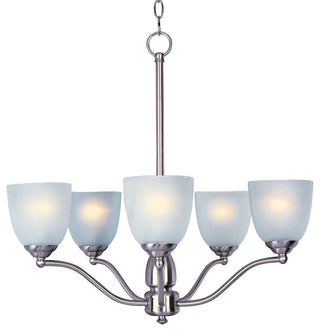 Maxim 10065 Stefan 25"W 5 Light Chandelier - Satin Nickel