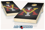 Virginia Military Institute Slanted Cornhole Set