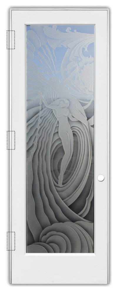 Interior Prehung Door or Interior Slab Door - Radiant Ladies - Primed - 24"...