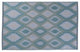 DII Green Ikat Outdoor Rug 4'x'6'
