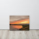 Farmhouse Style Wall Art: Sunset Woodland Marsh  Canvas, 18" X 24"