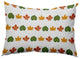 Leaf Stripe Accent Pillow, Scallion, 14"x20"