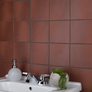 Quarry Flame Red Ceramic Floor and Wall Tile