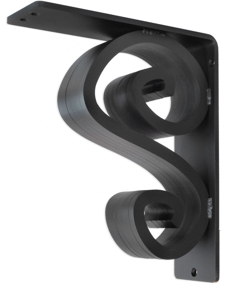 Arts n Crafts Iron Corbel 3", Black, 8"x10"