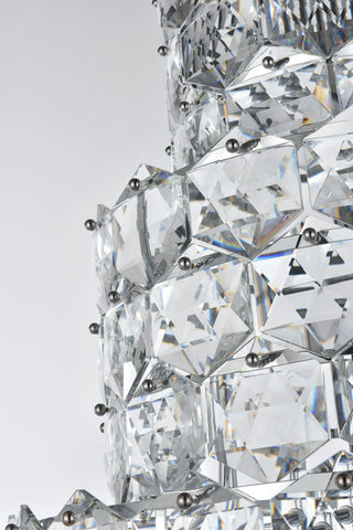 Home Living 24" Chandelier, Chrome