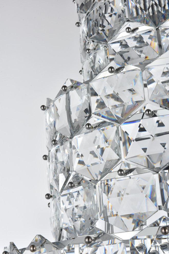 Home Living 24" Chandelier, Chrome