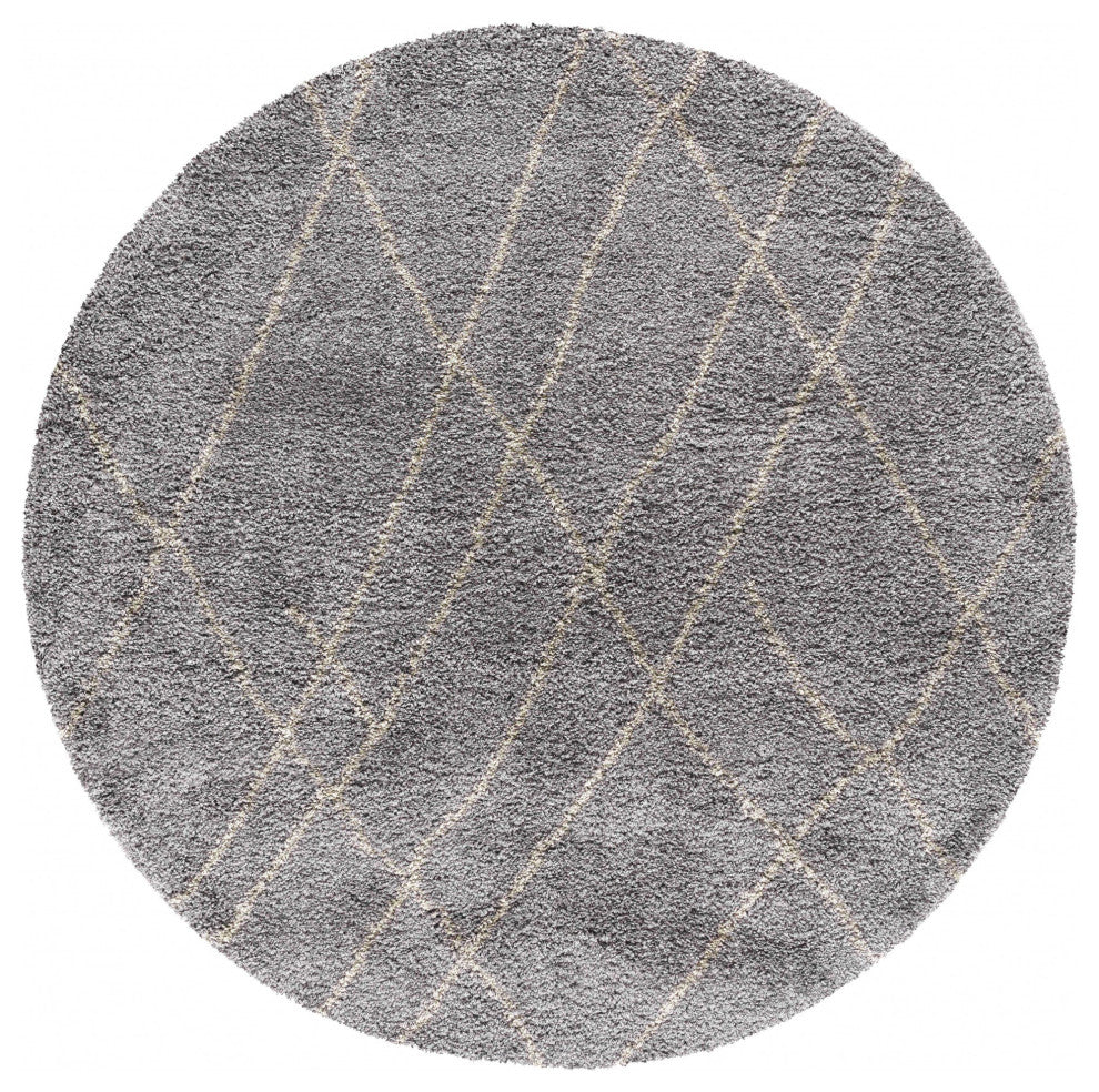 94" X 126" Slate Polypropylene Rug