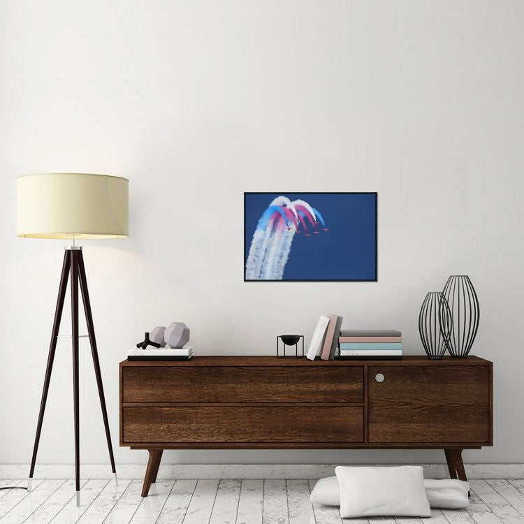 "Red Arrows" Framed Canvas Giclee by Jonathan Simons, 31x21"