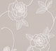Moments, Baroque Motifs, Flowers And Garlands Gray Wallpaper Roll, Modern