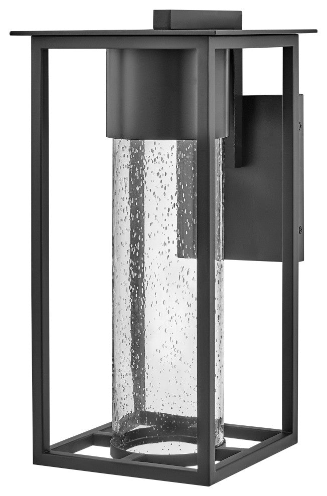 Hinkley Coen Medium Wall Mount Lantern, Black