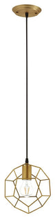 Pique Rose Gold Metal Ceiling Fixture