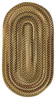 Capel Bangor Amber 0070_100 Braided Rugs - 4' X 6' Oval