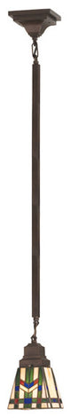 Meyda Lighting 20071 5"Square Prairie Wheat Mini Pendant