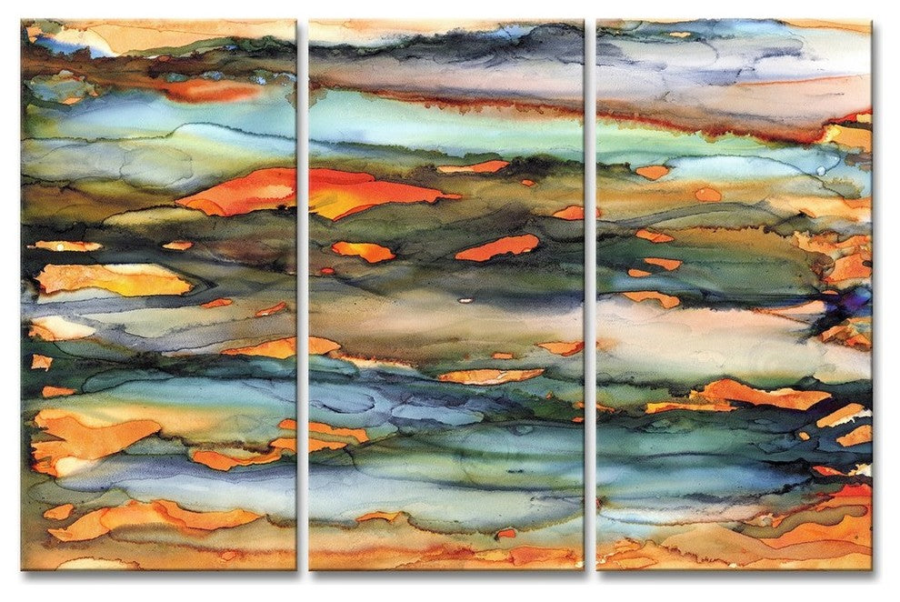 Ready2HangArt 'Methane' Canvas Wall Decor Set, 24"x36" 3-Panels