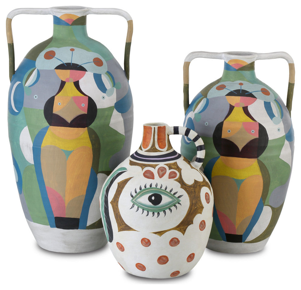 Hamsa Demijohn Vase