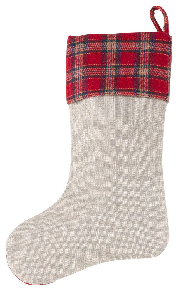 Classic Holiday Decor Christmas Stocking Holder, 16"x20", Red Barn