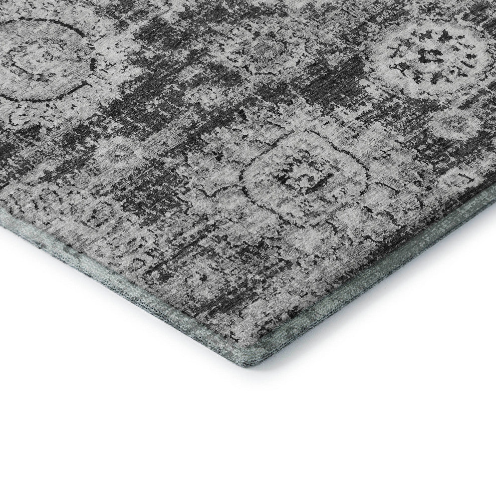 Premium Machine Washable Mayfield AMF634 Gray 5' x 7'6" Rug