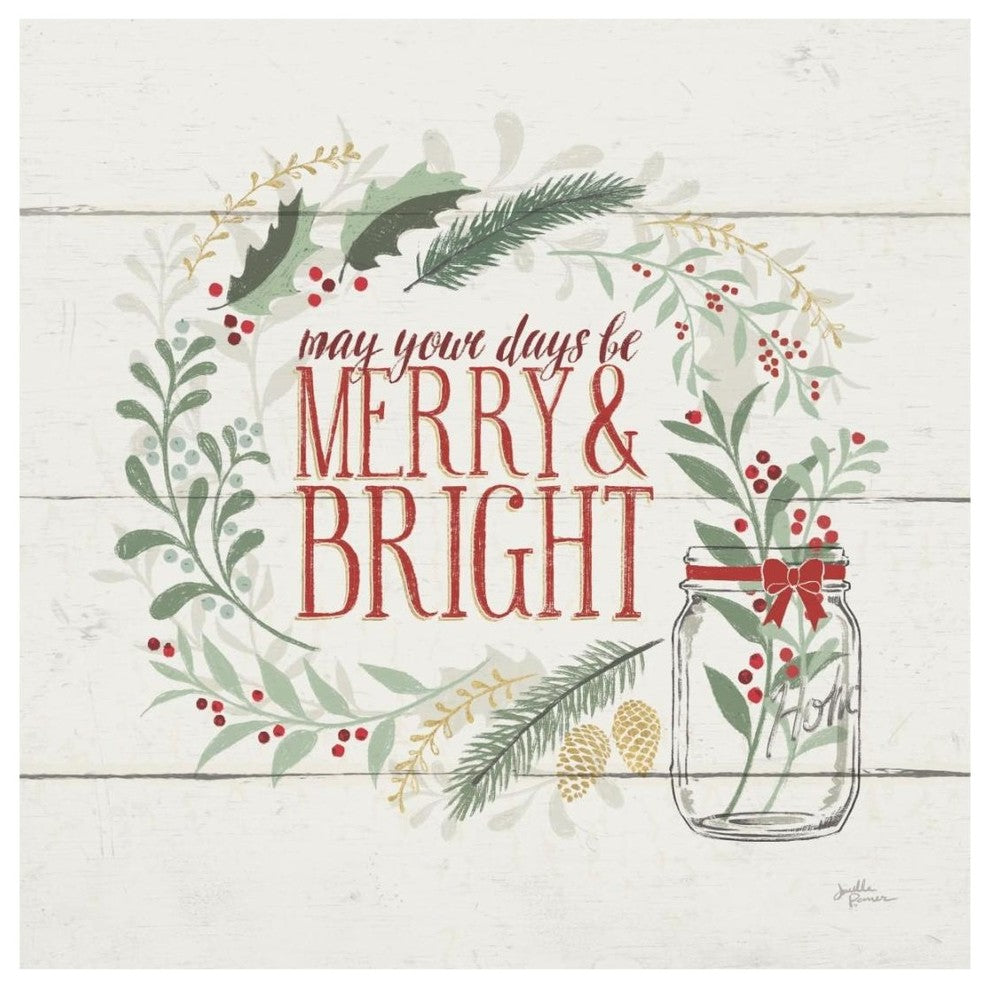 "Seasons Greetings II" Digital Paper Print by Janelle Penner, 20"x20"