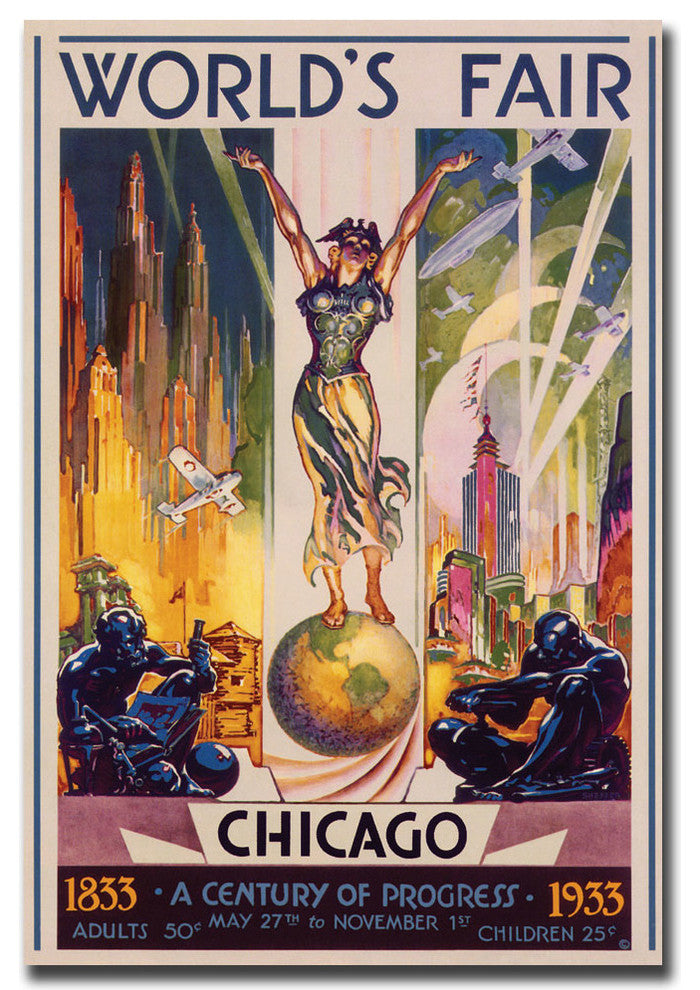 'World's Fair Chicago' Canvas Art
