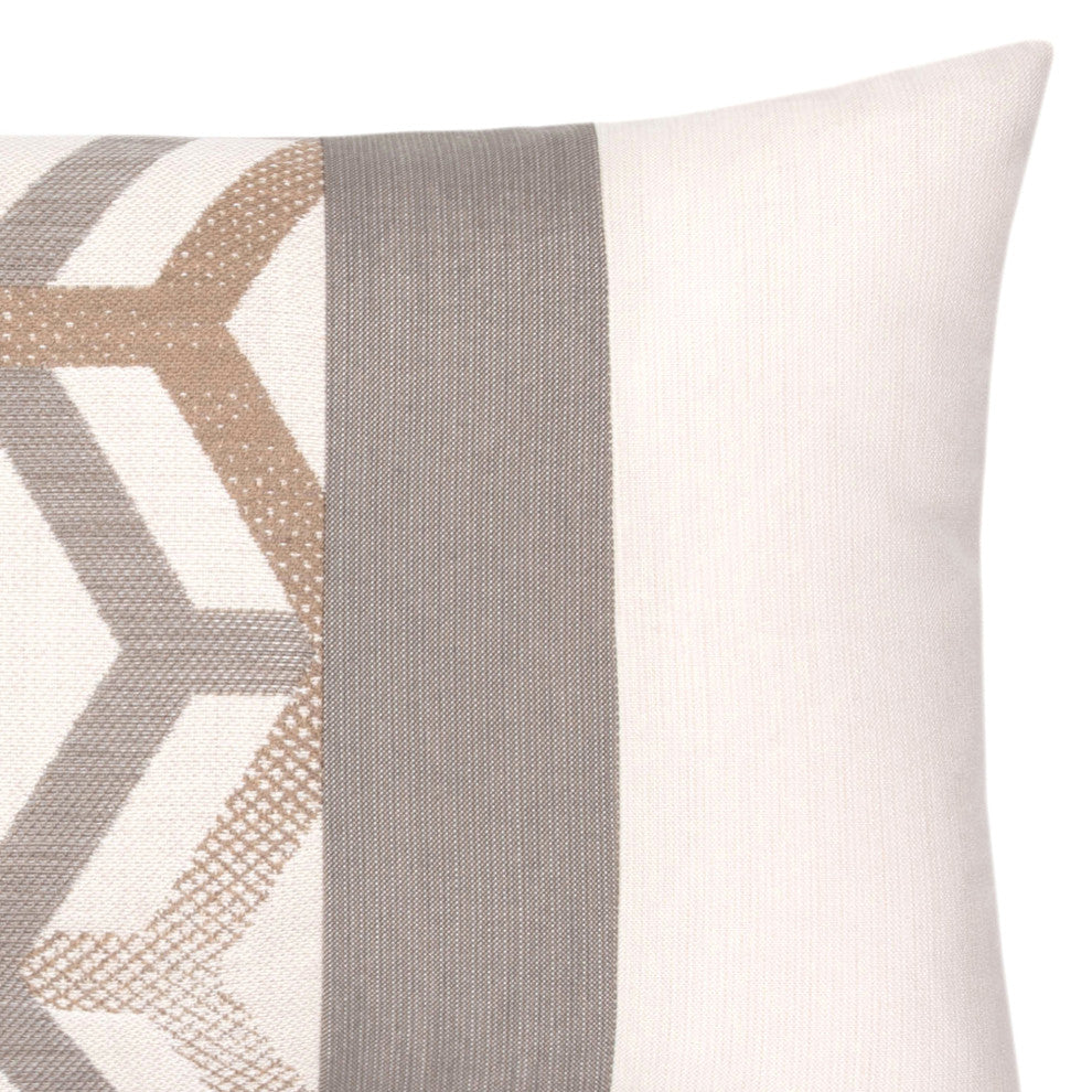 Lustrous Lines Indoor/Outdoor Performance Lumbar Pillow, 12"x20"