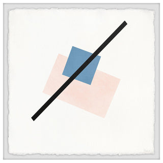 "A Clean Line" Framed Painting Print, 18"x18"