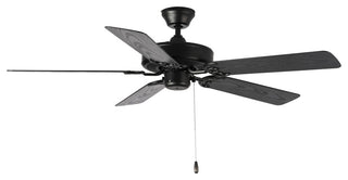 Maxim 89905WP Basic-Max 52" 5 Blade Indoor Ceiling Fan - Dry - Black