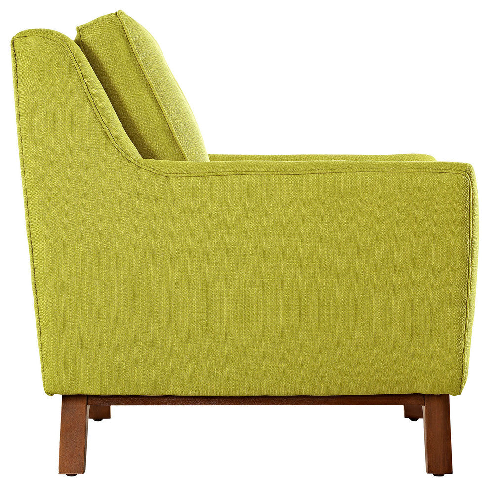 Modern Contemporary Fabric Armchair , Green, Fabric