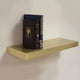 Floating Shelf-Brass, Seamless, Brushed Finish, 60" Width