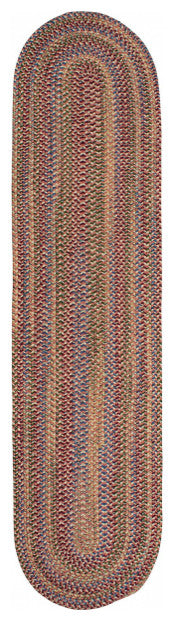 Colonial Mills Rug Worley Runner Red Runner, Oval