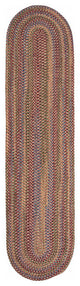Colonial Mills Rug Worley Runner Red Runner, Oval