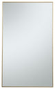 Elegant MR43660BR Metal Frame Rectangle Mirror 36", Brass