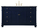 Weston Single Bathroom Vanity Set, Blue, 60